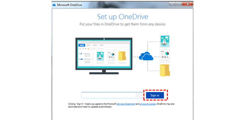 OneDrive Sign in Windows 7
