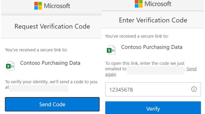 Onedrive Share Recipient Verify With Code