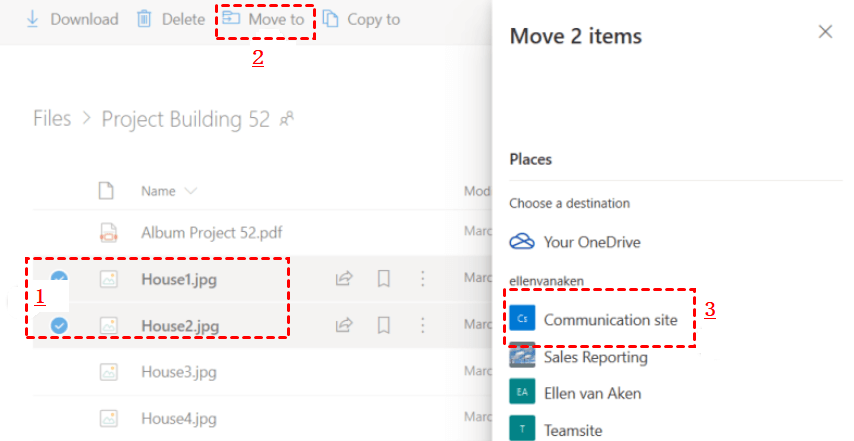 Move Files to SharePoint Site