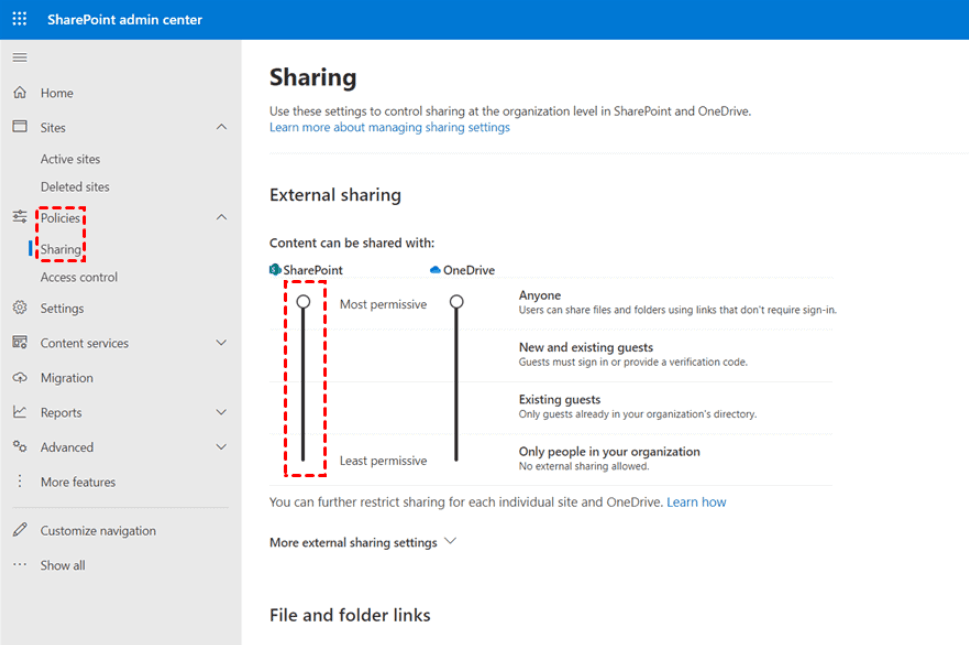 How To Let SharePoint Share Files With External Users