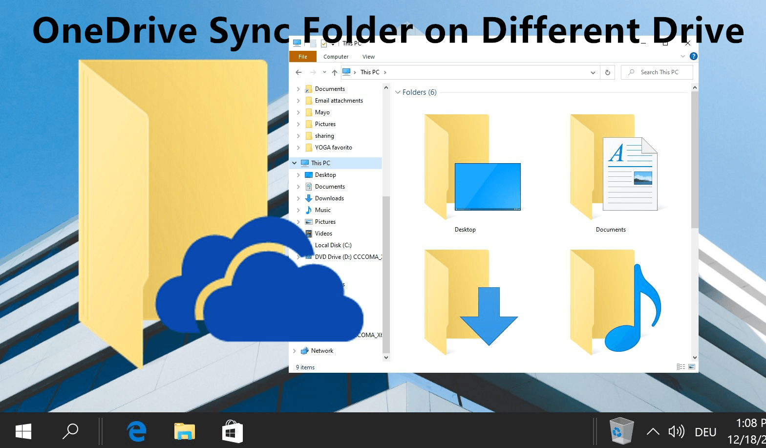 OneDrive Sync Folders