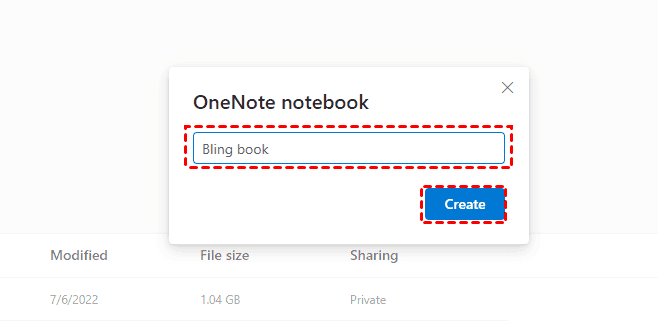 Rename OneNote Notebook