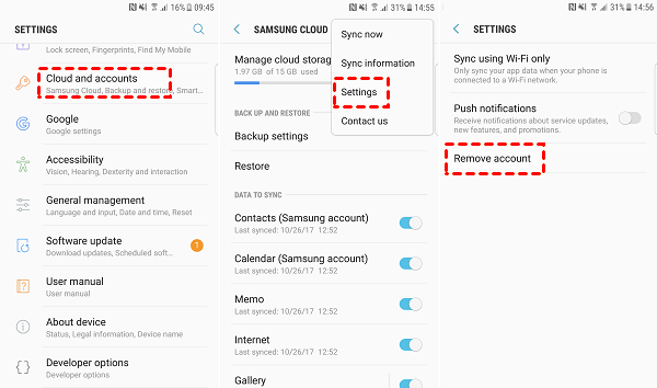 Remove Samsung Account