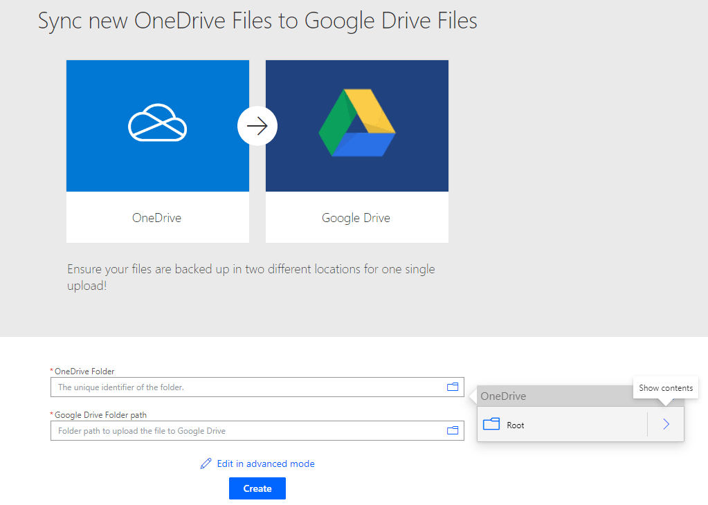Sync Onedrive To Google Drive Power Automate3
