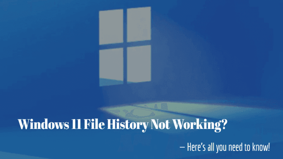 Windows 11 File History not Working