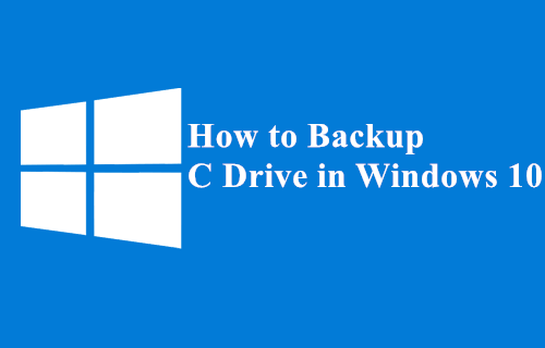 Backup C- Ddrive Windows 10